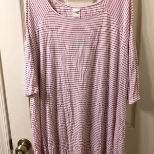Terra Sky stripe shirt 2x contains some lint